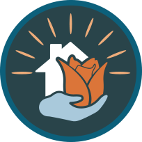 house and tulip icon